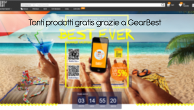 Tanti prodotti gratis grazie a GearBest - Copertina