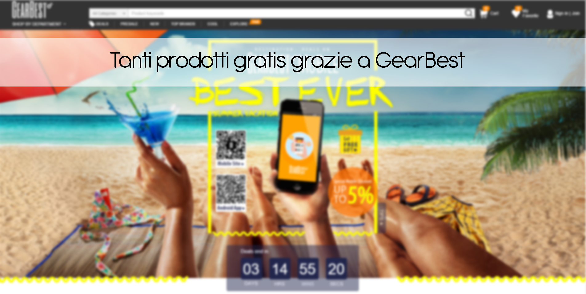 Tanti prodotti gratis grazie a GearBest - Copertina