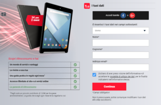 registrazione - tablet altroconsumo
