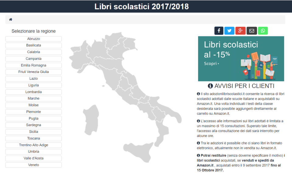libri scolastici - adozione